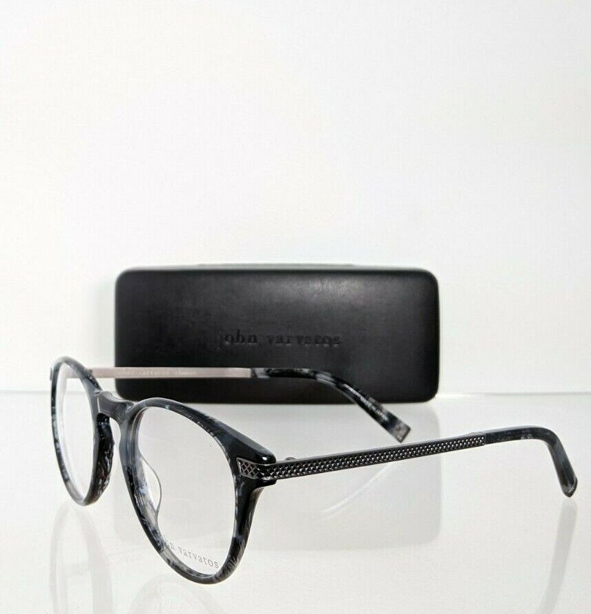 Brand New Authentic John Varvatos Eyeglasses V 365 UF 50mm Smoke Frame