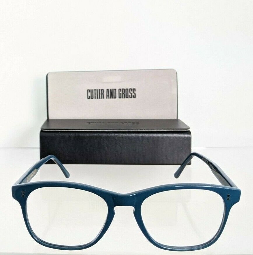 Brand New Authentic CUTLER AND GROSS OF LONDON Eyeglasses M: 1235 C : STBL 52mm