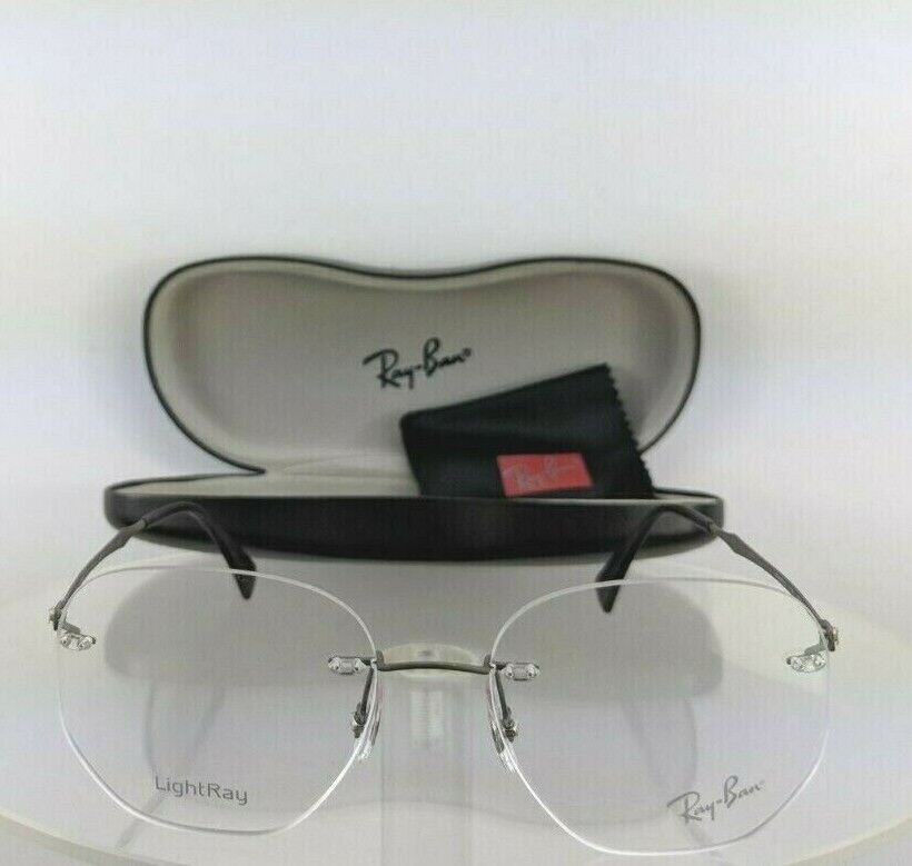 Brand New Authentic Ray Ban Eyeglasses RB 8754 1128 52mm Matte Grey Frame R8754