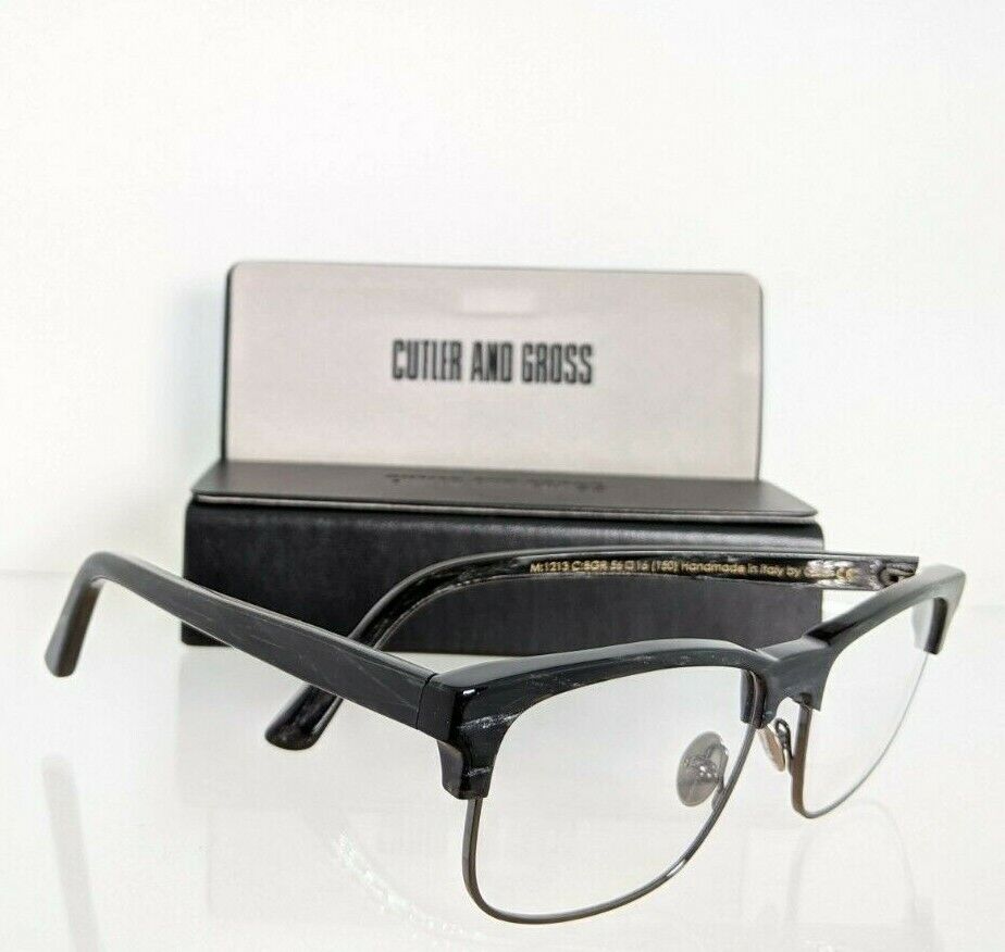 Brand New Authentic CUTLER AND GROSS OF LONDON Eyeglasses M: 1213 C : BGR 56mm