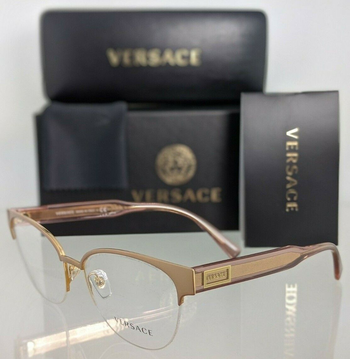 Brand New Authentic Versace Eyeglasses MOD. 1265 1463 53mm Frame VE1265 Frame