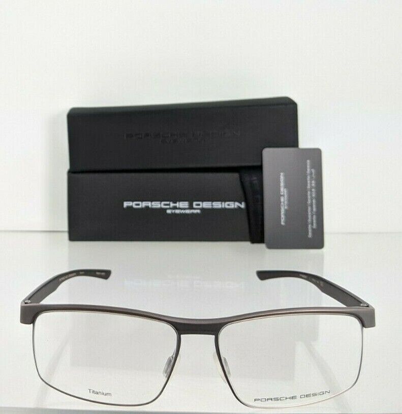 Brand New Authentic Porsche Design Eyeglasses P' 8297 E 58mm Titanium Frame