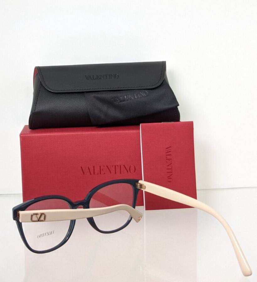 New Authentic Valentino Eyeglasses VA 3072 5034 54mm 3072 Navy Frame