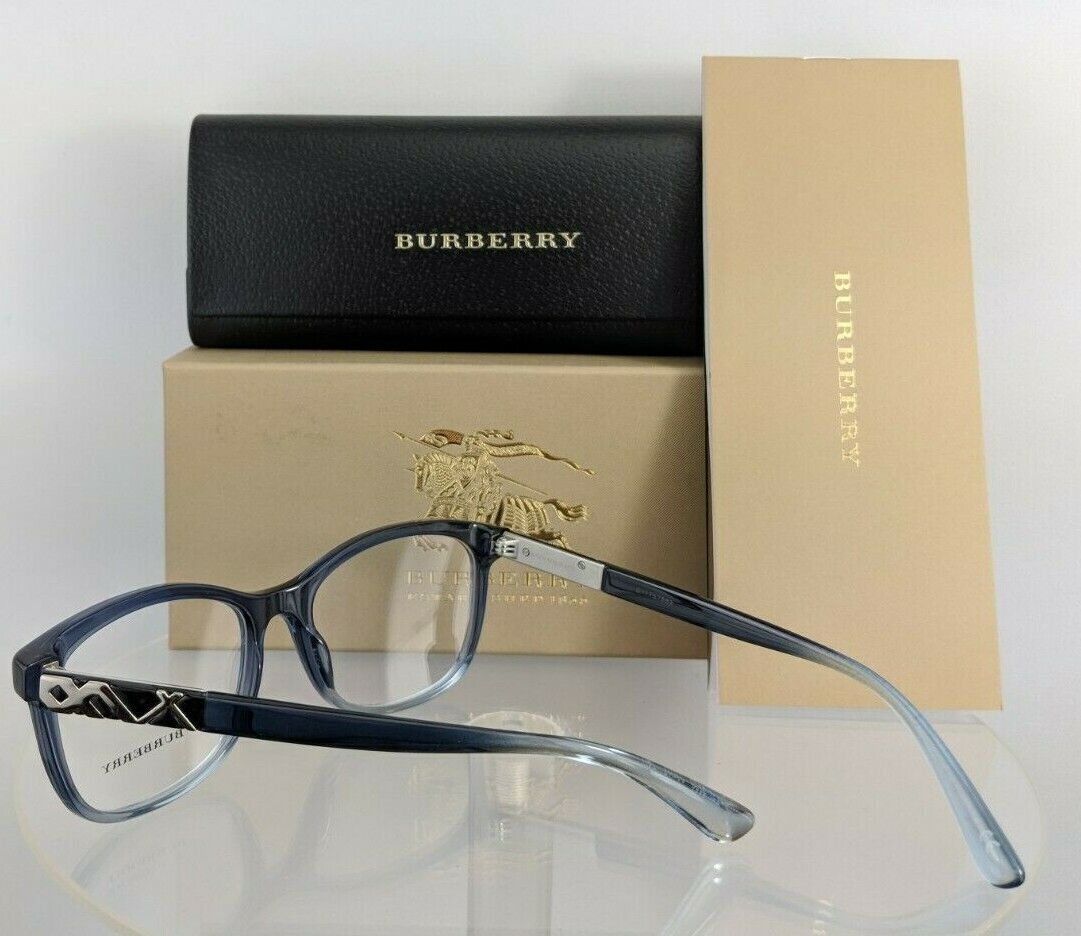 Brand New Authentic Burberry BE 2242 Eyeglasses 2242 2599 Blue Clear 53mm Frame