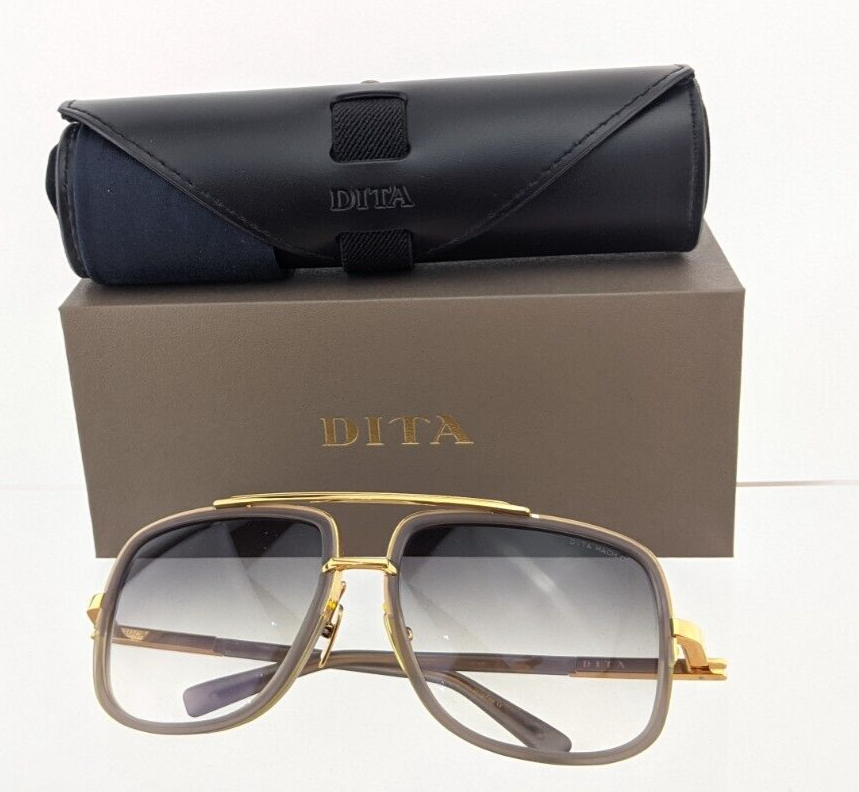 New Authentic Dita Sunglasses Mach One Drx 2030 T Grey Gold 59Mm Frame