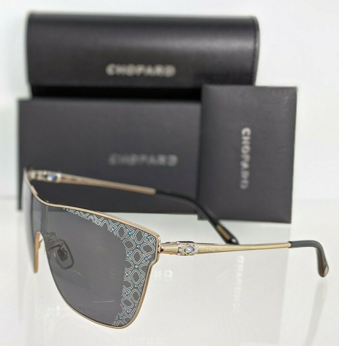 Brand New Authentic Chopard Sunglasses SCHC20S 8FEL Frame SCHC 20S