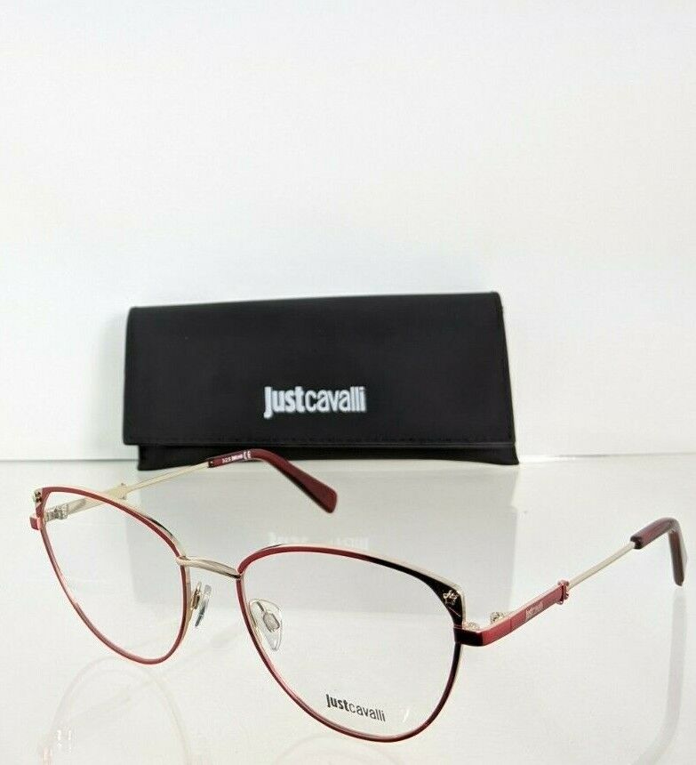 Brand New Authentic Just Cavalli Eyeglasses JC 5001 068 Red Gold Frame JC5001