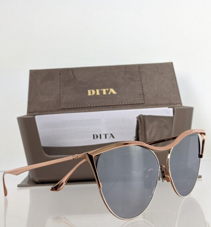 New Authentic Dita Sunglasses REVOIR DTS 509-59-02 Rose Gold Frame