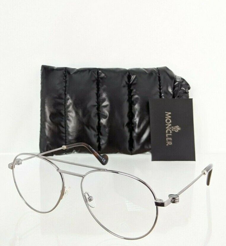 Brand New Authentic Moncler Eyeglasses ML 5023 014 54mm Gunmetal Frame