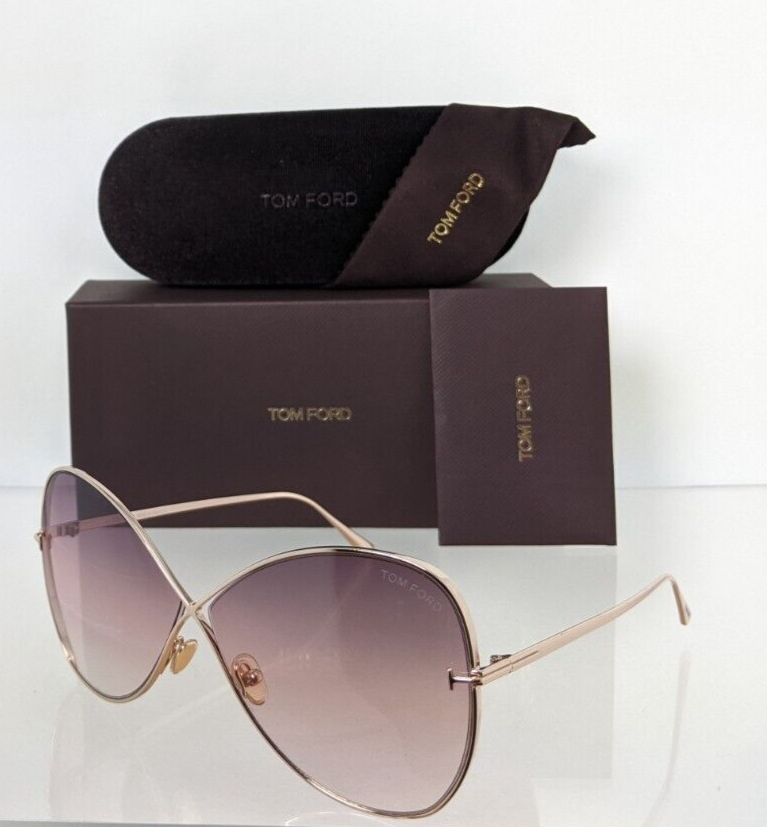 Brand Authentic Tom Ford Sunglasses FT TF 842 Nickie 28F Frame 66mm TF0842