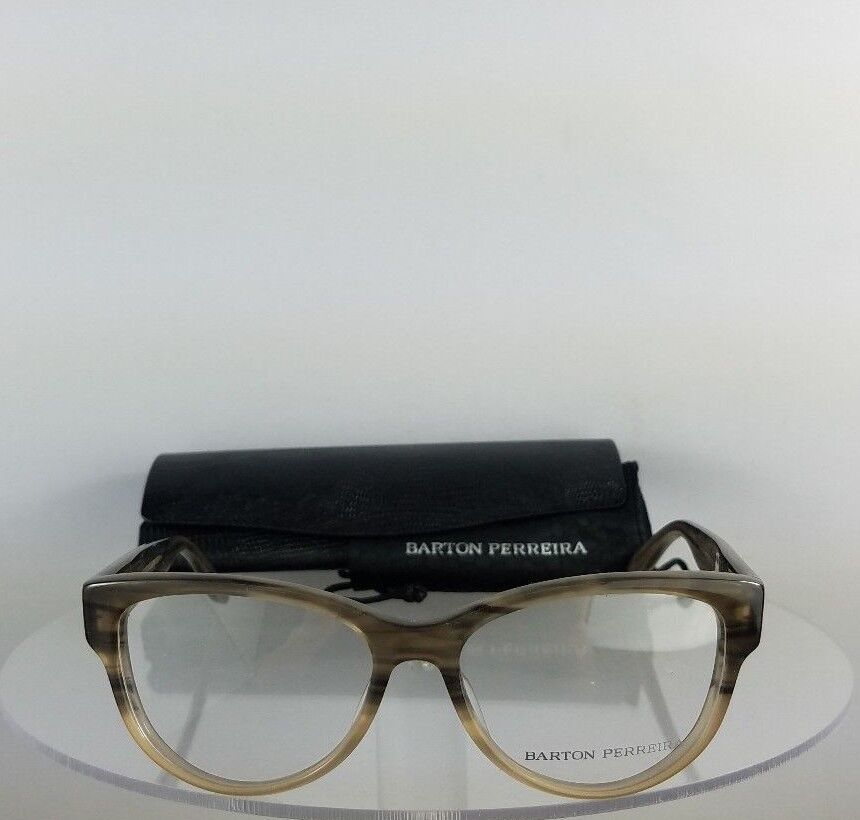 Brand New Authentic Barton Perreira Eyeglasses Brooke Brown Frame Asian Fit AF