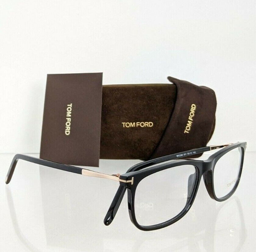 Brand New Authentic Tom Ford TF 5398  Eyeglasses 001 FT 5398 55mm Frame