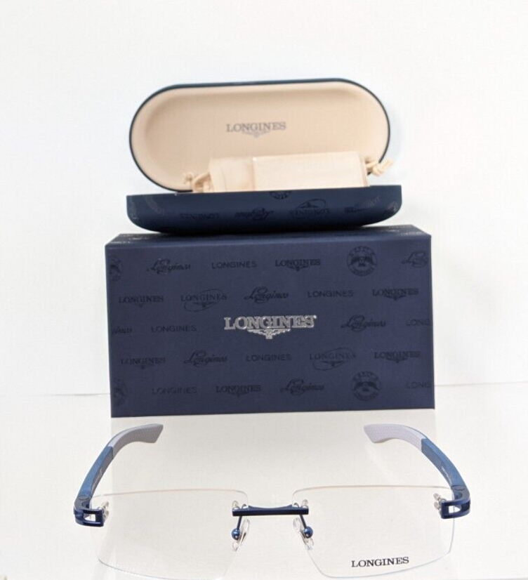 Brand New Authentic Longines Lg5007 H Eyeglasses 5007 Navy 090 56Mm Frame