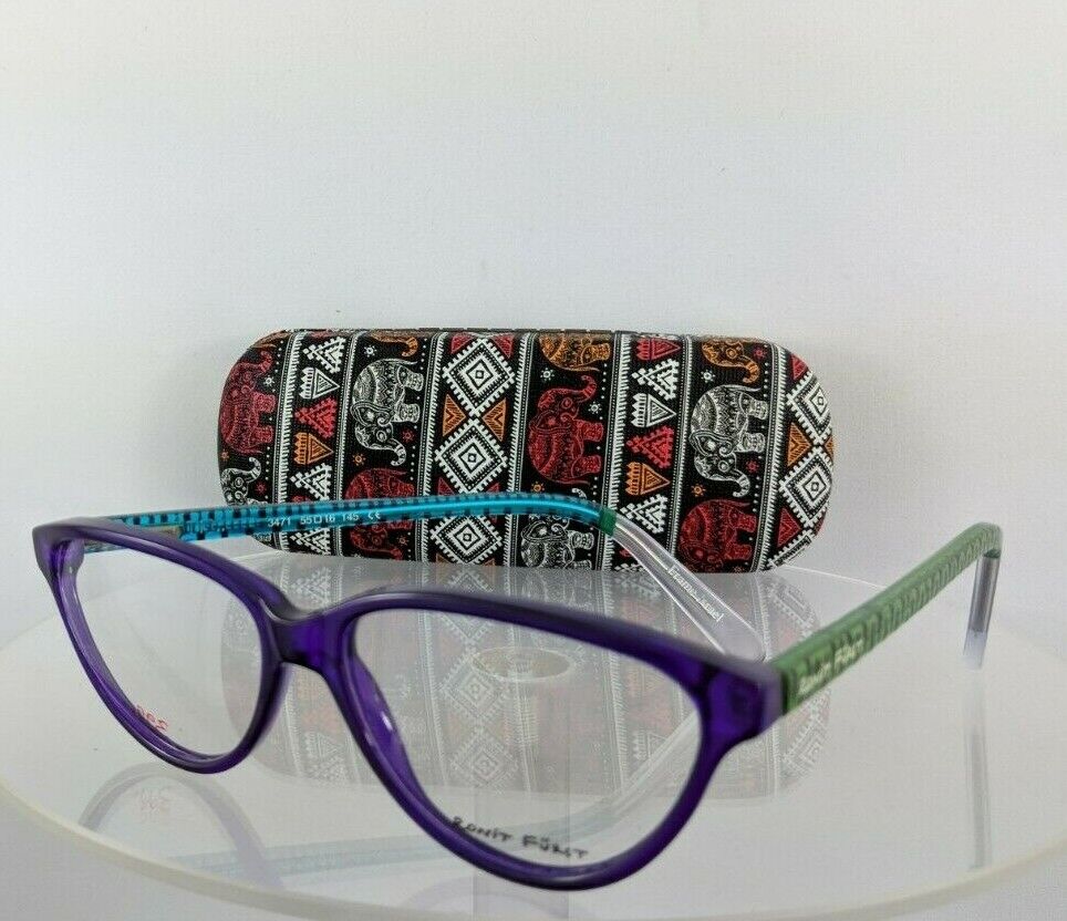 Brand New Authentic Ronit Furst Rf 3471 T19M Hand Painted Eyeglasses 56Mm Frame