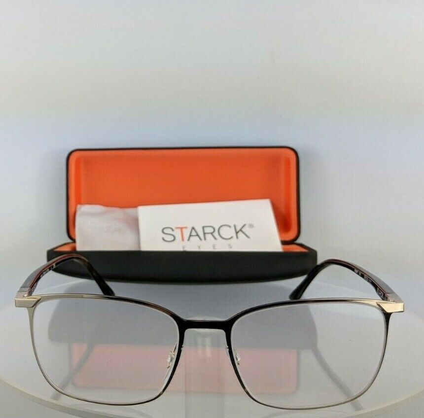 New Authentic Starck Eyes Sh 2028 0003 55Mm Gold And Tortoise Frame Sh2028 Pl
