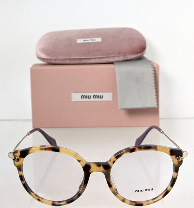 Brand New Authentic Miu Miu Eyeglasses VMU 04P 7S0 - 1O1 Tortoise Frame