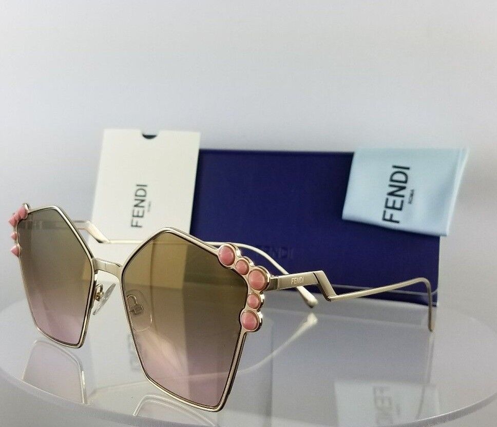 Fendi FF 0261/S 00053 Gold Pink Sunglasses