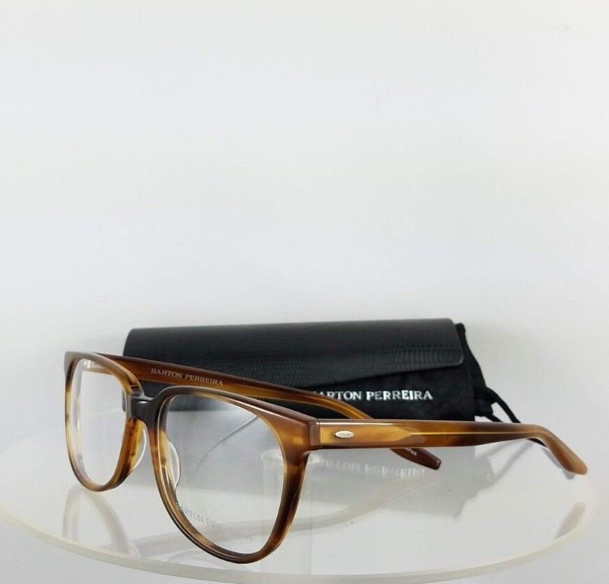 Brand New Authentic Barton Perreira Eyeglasses Novak Brown Umt 54Mm Frame