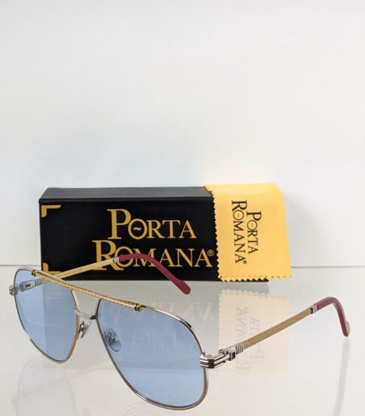 New Authentic Porta Romana Sunglasses MOD. 1233 Col. 600 Vintage Frame