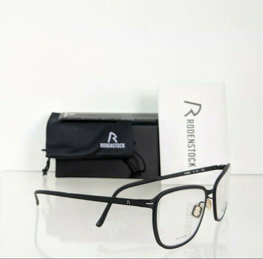 Brand New Authentic Rodenstock Eyeglasses R 2566 A Black 52mm Frame