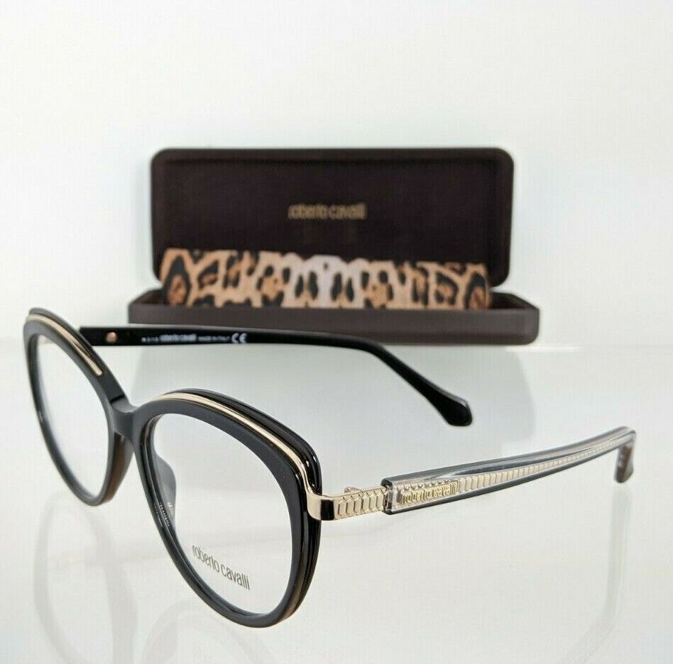 Brand New Authentic Roberto Cavalli Eyeglasses MULAZZO RC 5077 001 55mm Frame