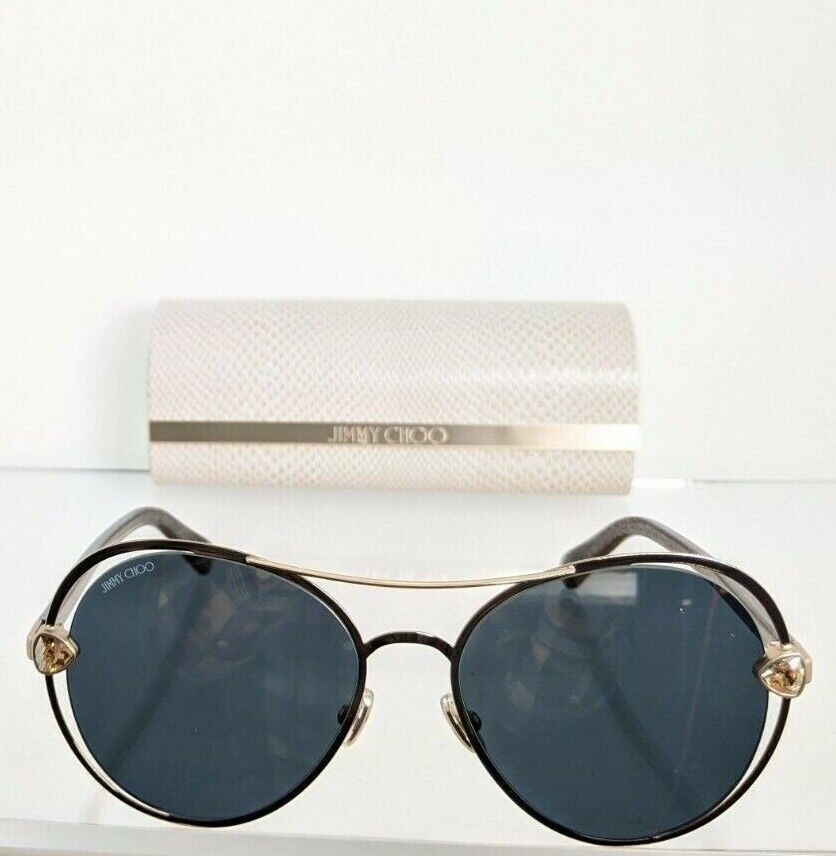 Brand New Authentic Jimmy Choo Sunglasses Sarah/S W8QJO Gold 56mm Frame Sarah