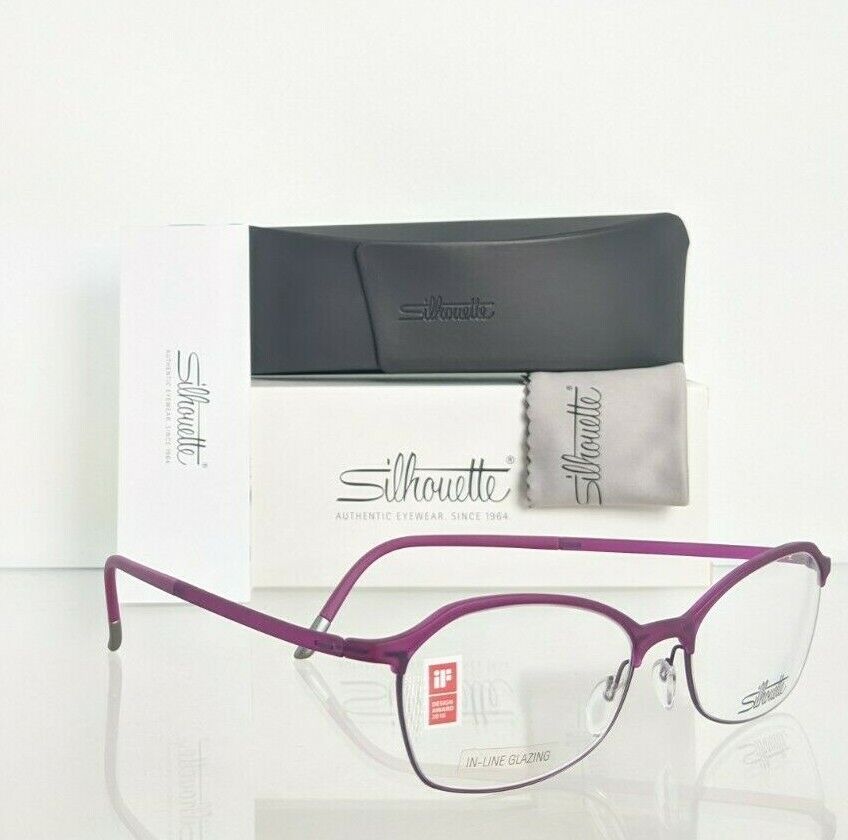 Brand New Authentic Silhouette Eyeglasses SPX 1582 75 4040 Titanium Frame 53mm