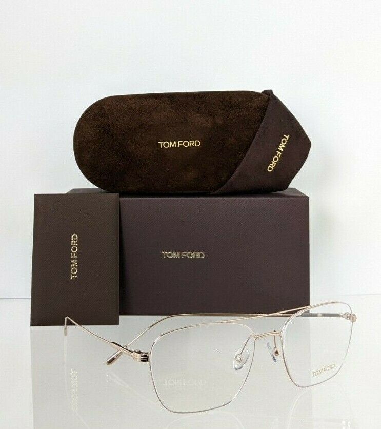 Brand New Authentic Tom Ford TF 5604 Eyeglasses 028 Frame FT 5604 54mm Frame