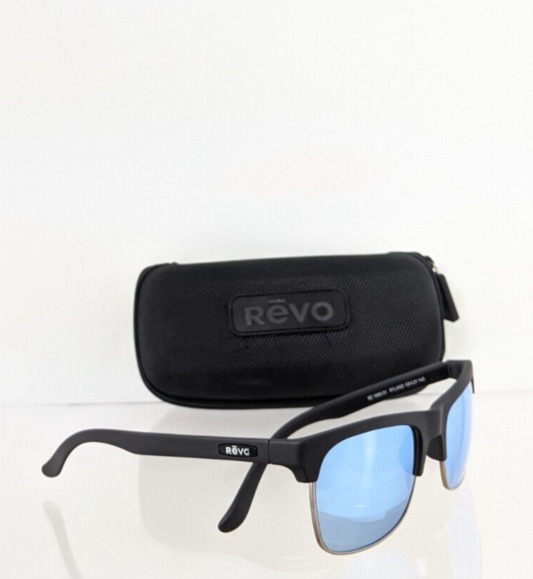 Brand New Authentic Revo Sunglasses Ryland Re 1065 01 Black 53Mm Frame