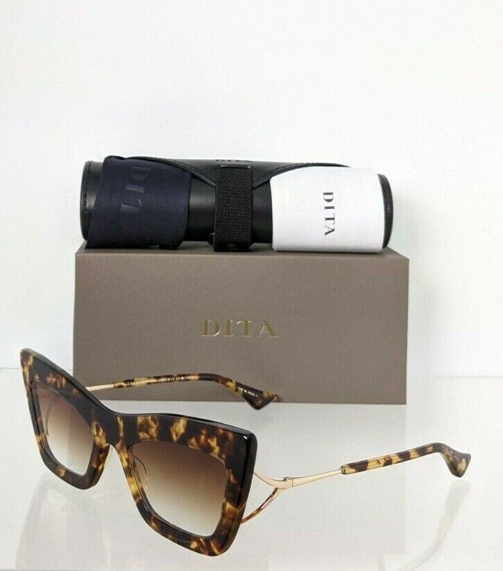 Brand New Authentic Dita Sunglasses ERASUR DTS507-53-02 TKT GLD Frame