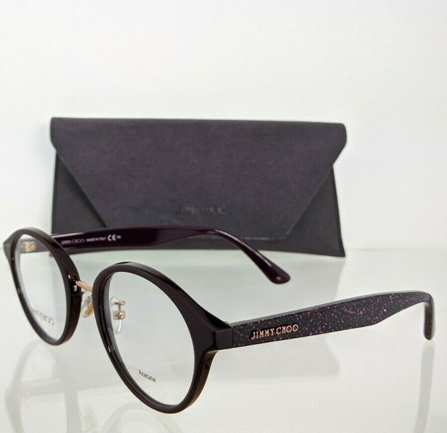 New Authentic Jimmy Choo JC 197 MXW Eyeglasses JC197/F Purple 48mm Frame