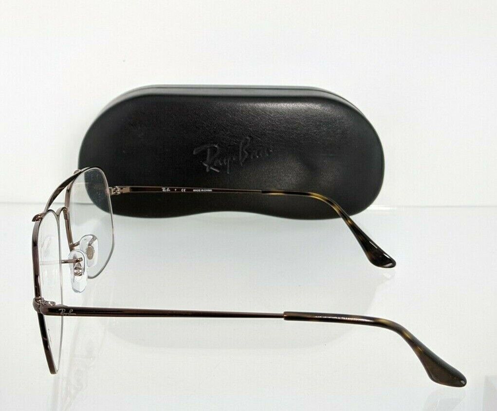 Brand New Authentic Ray Ban RB 6389 2531 Eyeglasses RB 6389 57mm Brown Frame