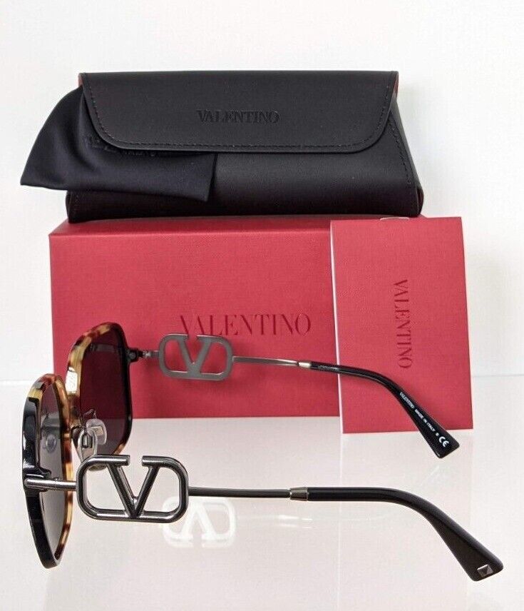 Brand New Authentic Valentino Sunglasses VA 4101 - F 5003/87 Tortoise Frame