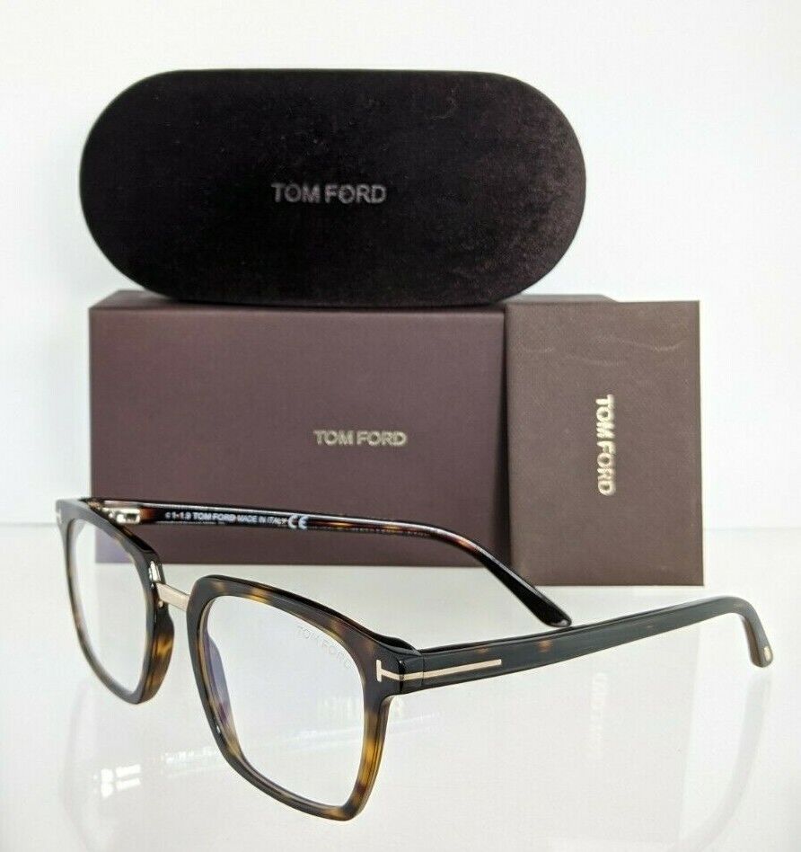 Brand New Authentic Tom Ford Eyeglasses FT TF 5523 052 52mm Tortoise Gold Frame