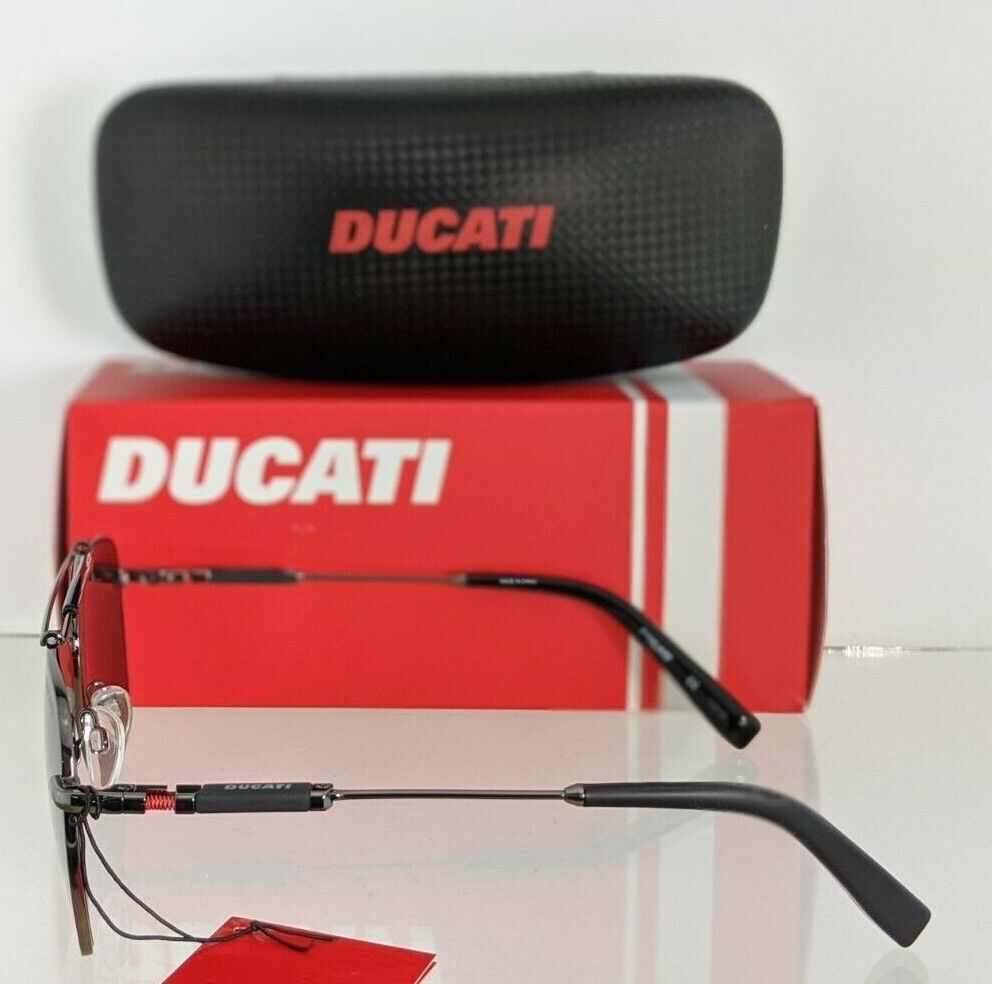 Brand New Authentic DUCATI Sunglasses DA 7003 900 57mm Black Gunmetal DA7003