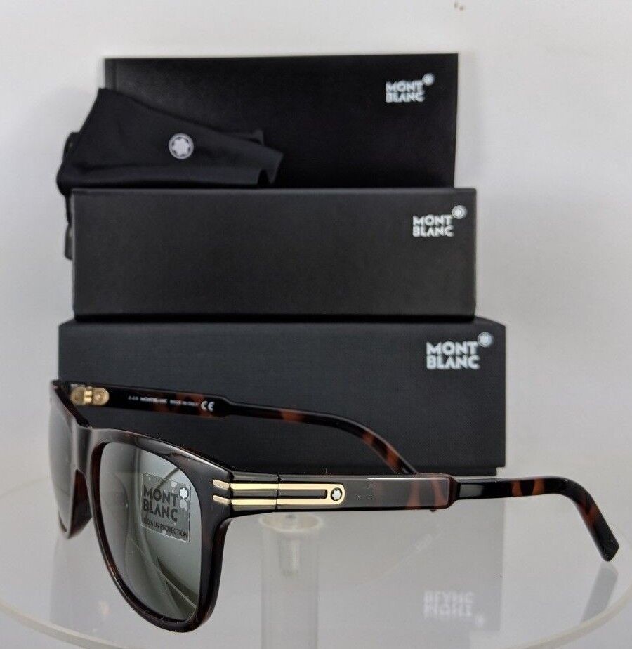 Brand New Authentic Mont Blanc Sunglasses MB 641/S 52Q Frame 55mm Tortoise 56mm