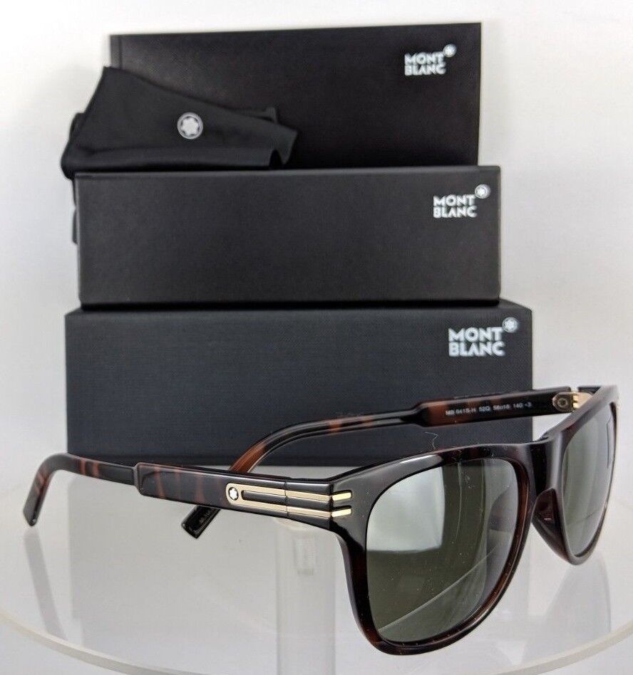 Brand New Authentic Mont Blanc Sunglasses MB 641/S 52Q Frame 55mm Tortoise 56mm