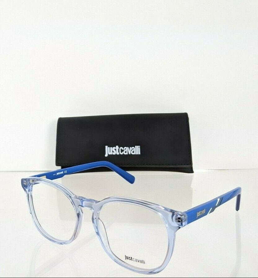 Brand New Authentic Just Cavalli Eyeglasses JC 5001 027 Blue Frame JC5001