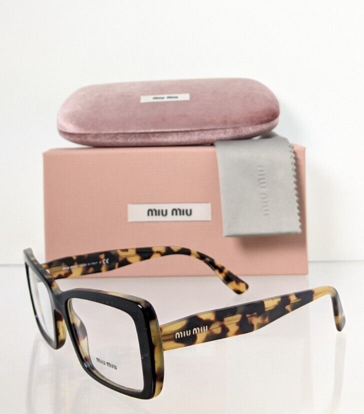 Brand New Authentic Miu Miu Eyeglasses VMU 03S 389- 1O1 TortoiseBlack Frame