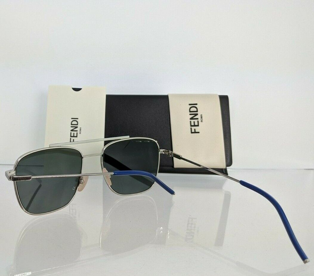 Brand New Authentic Fendi FF M0008/S Sunglasses 010T4 Silver Frame 0008