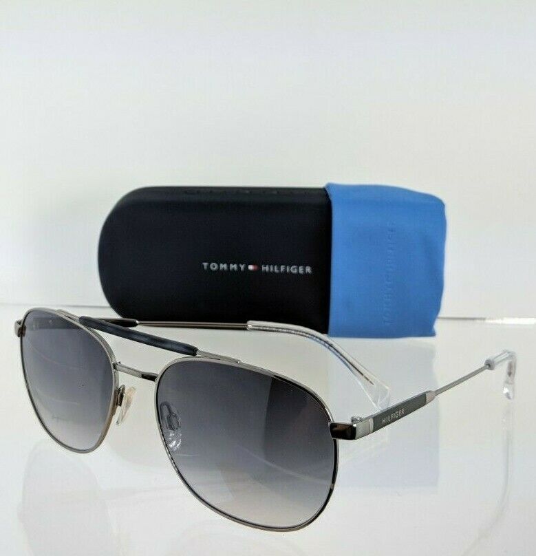 Brand New Authentic Tommy Hilfiger Sunglasses TH 1308/S Z6480 Silver 1308 57mm