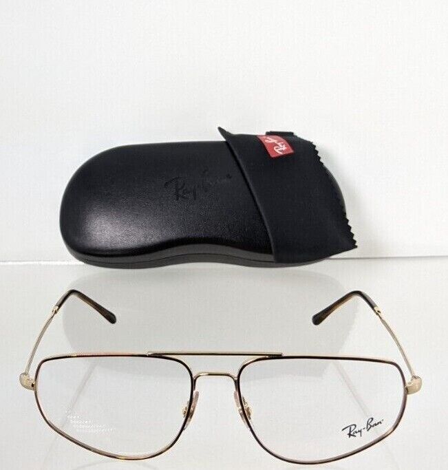 Brand New Authentic Ray Ban Eyeglasses RB 6455 2945 57mm RB 6455 Gold Brown