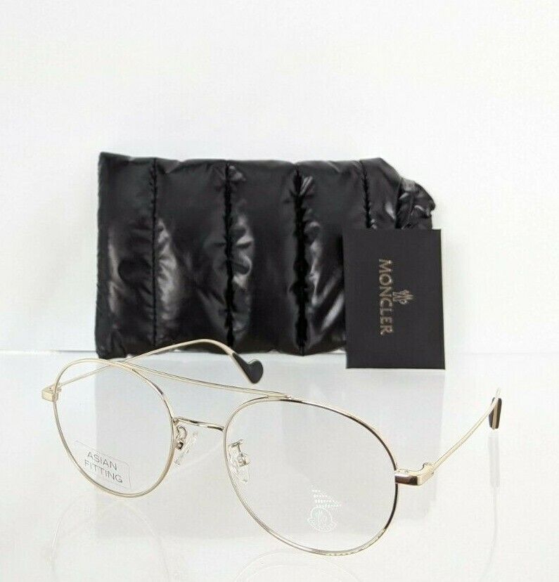 Brand New Authentic Moncler Eyeglasses ML 5046 032 53mm Gold Frame