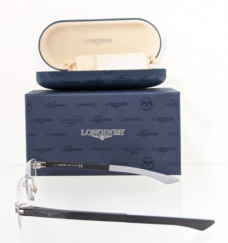 Brand New Authentic Longines Lg5007 H Eyeglasses 5007 Black 014 56Mm Frame