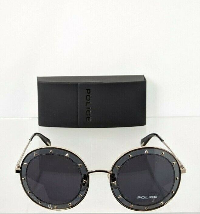 Brand New Authentic Police Sunglasses Alias Round 2 SPL 836S Frame 8FFF 48mm