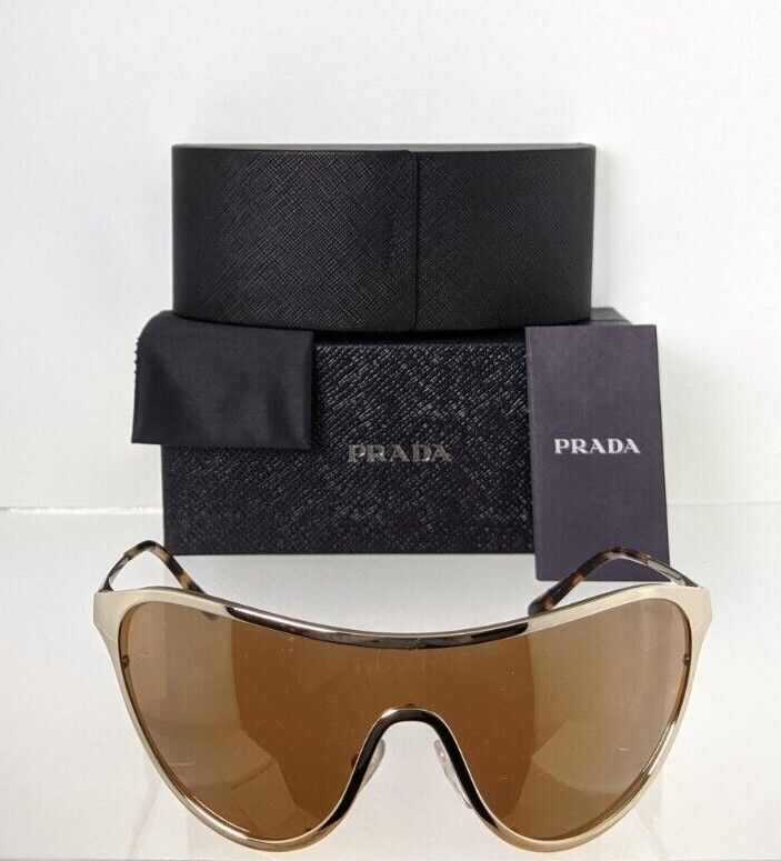 Brand New Authentic Prada Sunglasses SPR 72V Sunglasses ZVN - 711 Gold