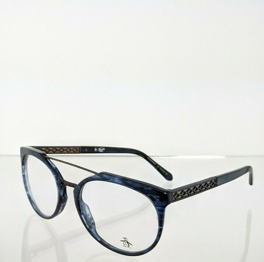 Brand New Authentic Penguin Eyeglasses The Gun Sun 53mm Navy Frame