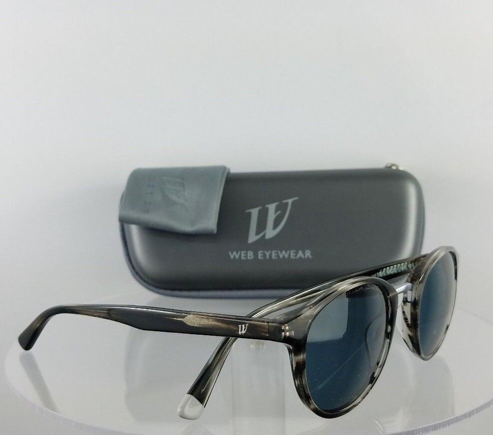 Brand New Authentic Web Sunglasses WE 168 Col. 20V Grey Charcoal 48mm Frame 0168