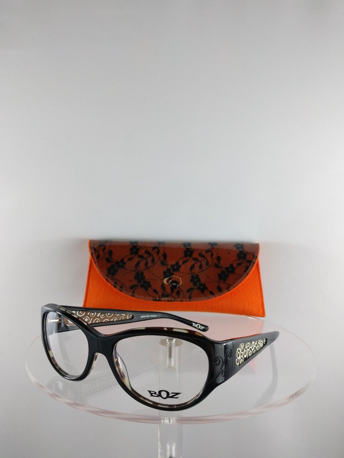 Brand New Authentic BOZ Eyeglasses Oracle 0092 Brown Black Frame