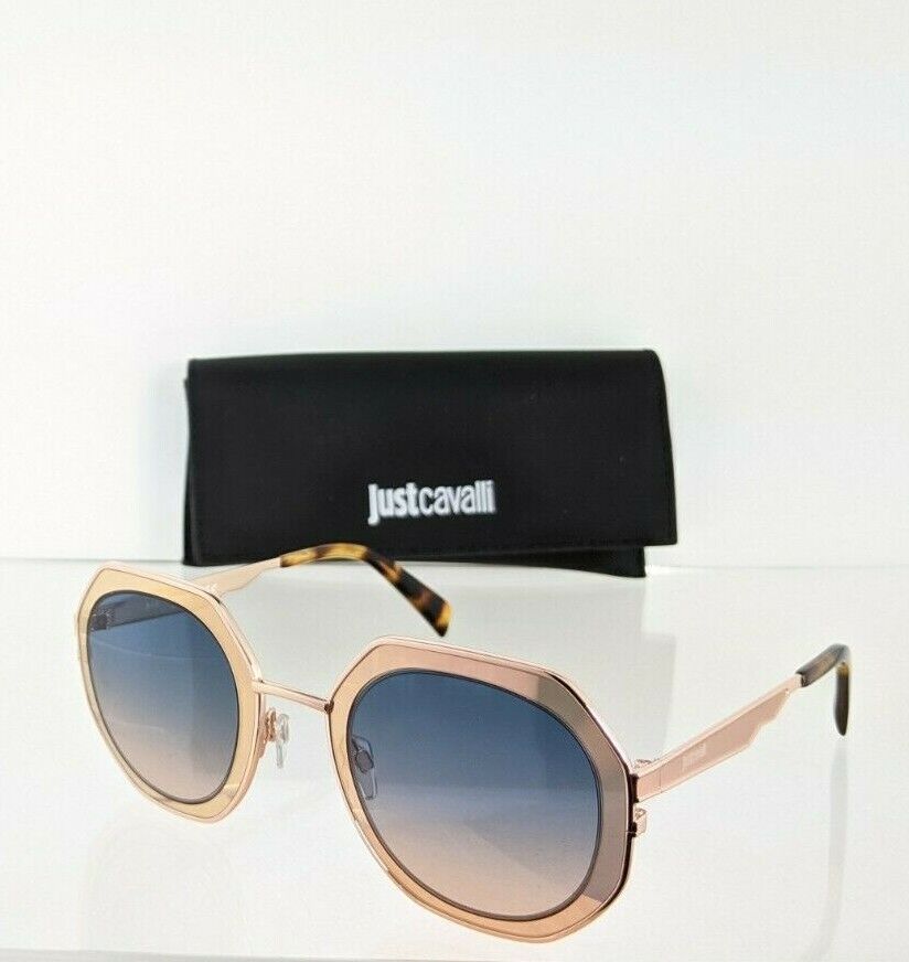 Brand New Authentic Just Cavalli Sunglasses JC 862S 33W Frame JC862 Rose Gold